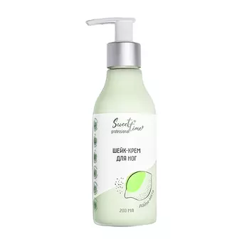 DOMIX Шейк-крем для ног, лайм-мята / Sweet Time 200 мл
