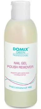 DOMIX Жидкость для снятия лака с гелевых ногтей / Nail Gel Polish Remover DGP 200 мл
