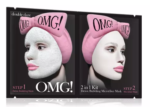 DOUBLE DARE OMG! Комплекс масок двухкомпонентный SOS Детокс / SPA 47 г