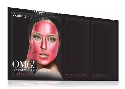 DOUBLE DARE OMG! Комплекс масок трехкомпонентный Сияние и ровный тон / Platinum 31 г