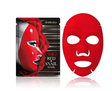 DOUBLE DARE OMG! Маска преображающая с муцином и экстрактами 8 красных растений / RED Snail Mask 26 г