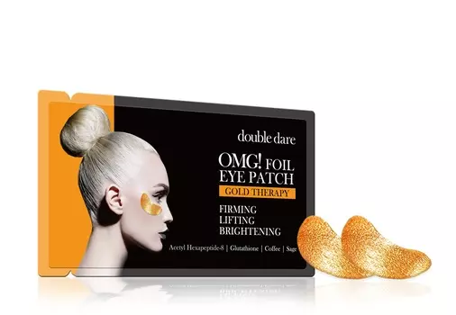 DOUBLE DARE OMG! Патчи для зоны вокруг глаз Золото 6 г