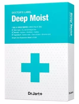DR. JART+ Маска тканевая для лица Рецепт увлажнения / DOCTOR'S LABEL 5*25 г