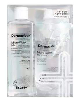 DR. JART+ Микро-вода биоводородная для очищения и тонизирования кожи / Dermaclear 250 мл + 150 мл
