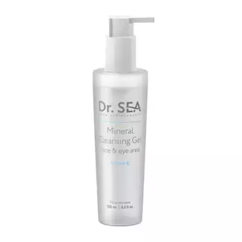 DR. SEA Гель очищающий минеральный для лица и глаз с витамином Е / Dr.Sea 200 мл
