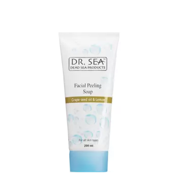 DR.SEA Мыло-пилинг для лица с маслом виноградных косточек и экстрактом лимона 200 мл