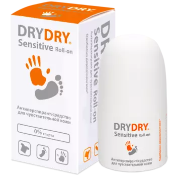 DRY DRY Средство от потоотделения для чувствительной кожи / Sensitive 50 мл
