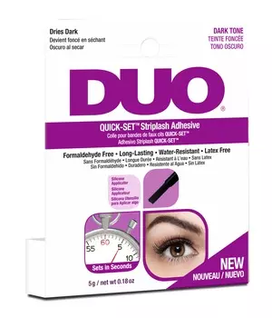 DUO Клей для накладных ресниц, быстрая фиксация, черный / Duo quick-set Striplash Adhesive Dark 5 г
