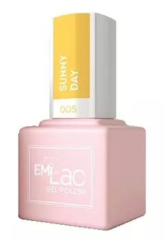 E.MI 005 гель-лак для ногтей, Солнечный день / E.MiLac 6 мл