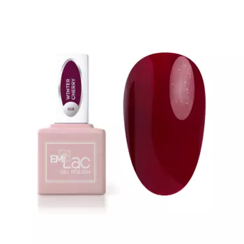 E.MI 018 гель-лак для ногтей, Зимняя вишня / E.MiLac 15 мл