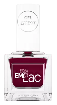 E.MI 027 лак ультрастойкий для ногтей, Бургундское вино / E.MiLac Gel Effect 9 мл