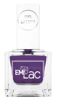 E.MI 048 лак ультрастойкий для ногтей, Фиалка / E.MiLac Gel Effect 9 мл