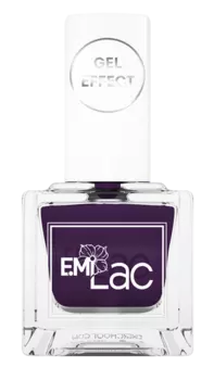 E.MI 049 лак ультрастойкий для ногтей, Черный виноград / E.MiLac Gel Effect 9 мл