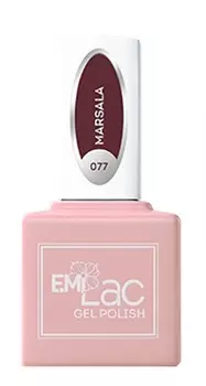 E.MI 077 RT гель-лак для ногтей, Марсала / E.MiLac 6 мл