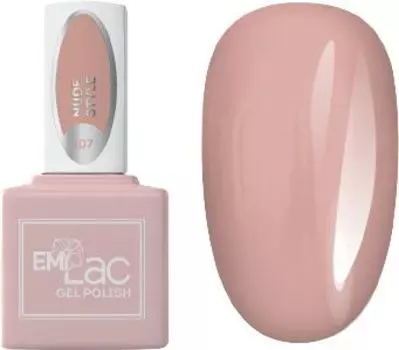 E.MI 107 гель-лак для ногтей / E.MiLac Nude Style 6 мл