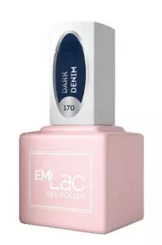 E.MI 170 FQ гель-лак для ногтей, Темный деним / E.MiLac 6 мл