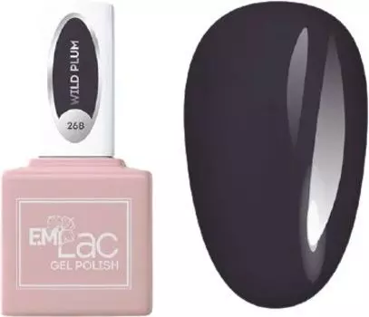 E.MI 268 HM гель-лак для ногтей, Дикая слива / E.MiLac 6 мл