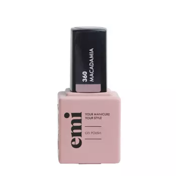 E.MI 360 гель-лак для ногтей, Макадамия / E.MiLac CN 9 мл