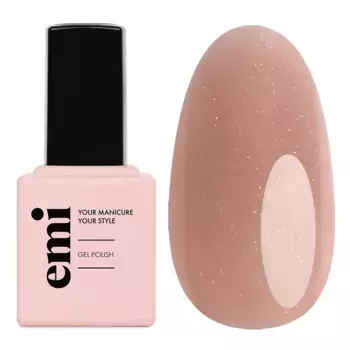 E.MI База для гель-лака №14 Мерцающий бежевый / E.MiLac Base Gel 9 мл