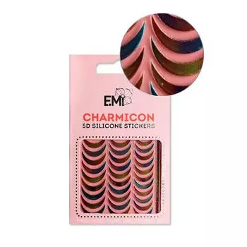 E.MI Декор для ногтей №101 Лунулы / Charmicon 3D Silicone Stickers