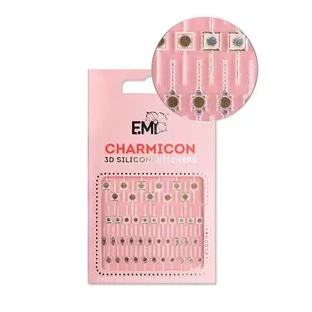 E.MI Декор для ногтей №106 Цепи / Charmicon 3D Silicone Stickers