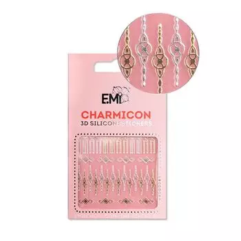 E.MI Декор для ногтей №109 Цепи / Charmicon 3D Silicone Stickers