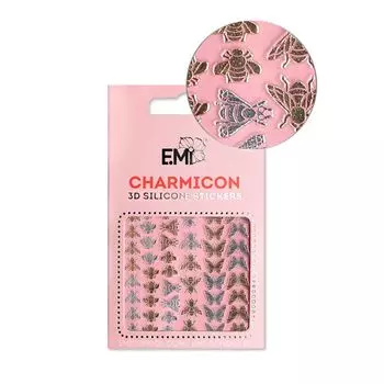 E.MI Декор для ногтей №110 Насекомые / Charmicon 3D Silicone Stickers