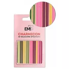 E.MI Декор для ногтей №129 Неоновые линии / Charmicon 3D Silicone Stickers