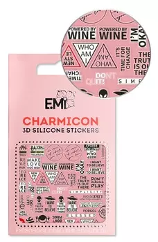 E.MI Декор для ногтей №141 Street Art / Charmicon 3D Silicone Stickers