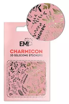E.MI Декор для ногтей №143 Веточки / Charmicon 3D Silicone Stickers