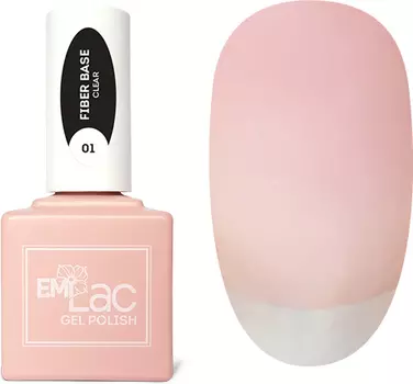 E.MI Основа базовая гель-лаковая №1 / E.MiLac Fiber Base Gel Clear 15 мл