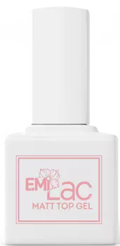 E.MI Покрытие верхнее матовое для гель-лака / E.MiLac Matt top gel 9 мл
