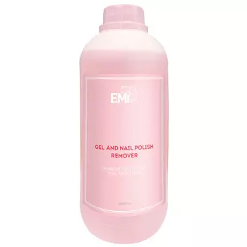 E.MI Жидкость для снятия гель-лака и лака / Gel and Nail Polish Remover 1000 мл