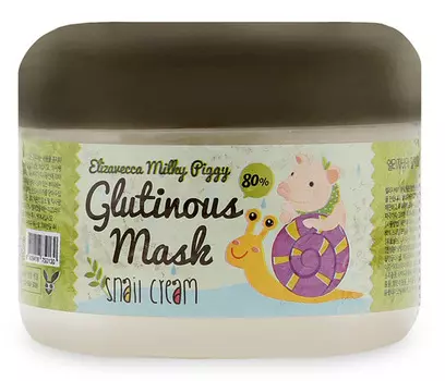 ELIZAVECCA Крем-маска на основе улиточного секрета / Milky Piggy Glutinous 80% Mask 100 мл