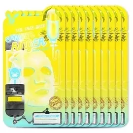 ELIZAVECCA Маска тканевая с экстрактом чайного дерева для лица / Tea Tree Deep Power Ringer Mask Pack 10 шт