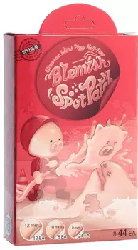 ELIZAVECCA Патчи для проблемной кожи / Witch Piggy Hell-Pore Blemish Spot Patch 44 шт
