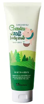 ELIZAVECCA Скраб для тела / MILKY PIGGY GREENTEA SALT BODY SCRUB 300 мл