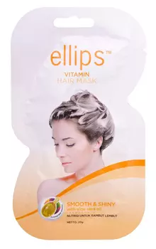 ELLIPS Маска с маслом алоэ вера и витаминами для светлых волос / Smooth &amp; Shiny 20 г