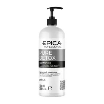 EPICA PROFESSIONAL Шампунь хелатный для глубокого очищения волос / PURE DETOX 1000 мл