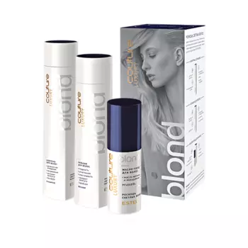 ESTEL HAUTE COUTURE Набор подарочный для светлых волос (шампунь 300 мл, бальзам 250 мл, масло-уход 50 мл) / BLOND ESTEL HAUTE COUTURE