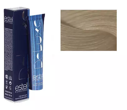 ESTEL PROFESSIONAL 10/17 краска для волос, светлый блондин пепельно-коричневый / DE LUXE 60 мл