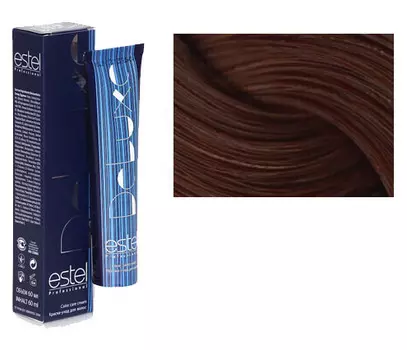 ESTEL PROFESSIONAL 6/41 краска для волос, темно-русый медно-пепельный / DELUXE 60 мл
