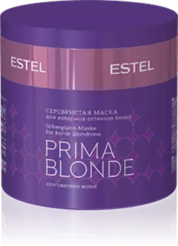 ESTEL PROFESSIONAL Маска оттеночная серебристая для холодных оттенков блонд / Prima Blonde 300 мл