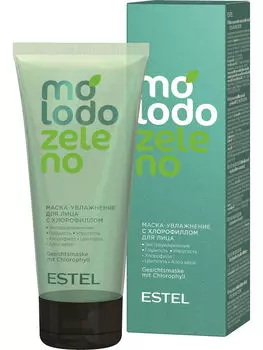 ESTEL PROFESSIONAL Маска-увлажнение с хлорофиллом для лица / Molodo Zeleno 100 мл