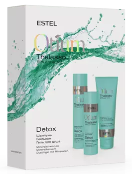 ESTEL PROFESSIONAL Набор для домашнего ухода (шампунь, бальзам, гель для душа) / OTIUM THALASSO DETOX