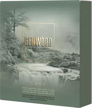 ESTEL PROFESSIONAL Набор для мужчин (шампунь, пена для лица и бороды, гель-крем для лица, крем для рук) / GENWOOD care