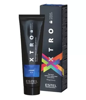 ESTEL PROFESSIONAL Пигмент прямого действия для волос, синий / XTRO BLACK 100 мл