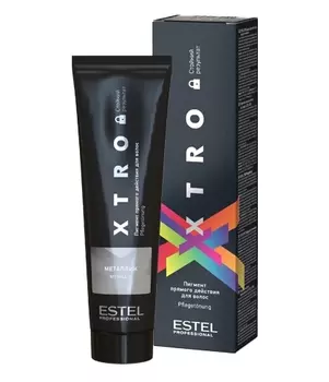 ESTEL PROFESSIONAL Пигмент прямого действия для волос, металлик / XTRO BLACK 100 мл