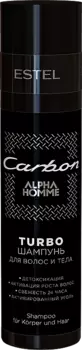 ESTEL PROFESSIONAL Шампунь для волос и тела, для мужчин / TURBO Carbon 250 мл