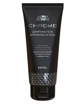 ESTEL PROFESSIONAL Шампунь-гель мужской для волос и тела / ALPHA HOMME CHROME 200 мл